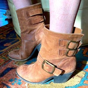 Lucky Brand Tommie Brown Leather Boots